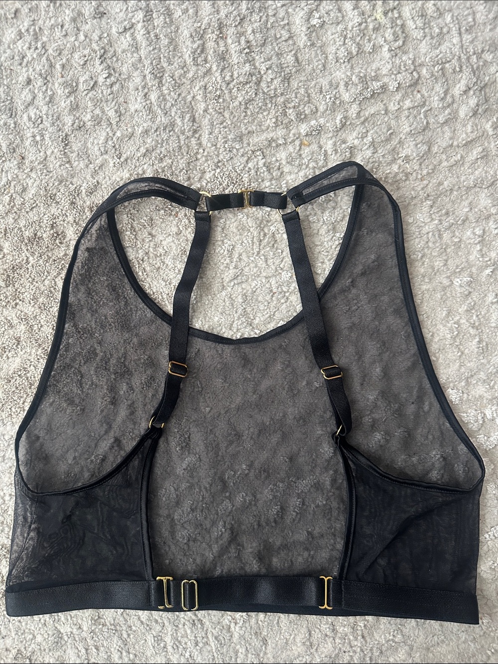 Bordelle Black 10 Year Crop Top/Nala Bra LL NWT NIB - Picture 10 of 10